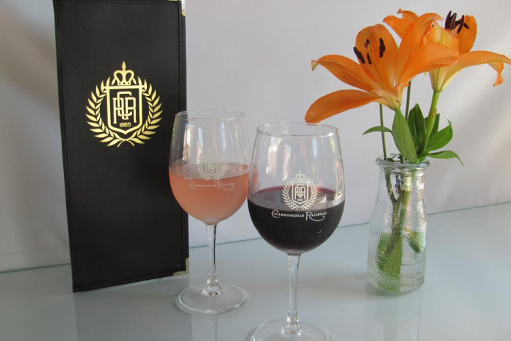 a glass of wine