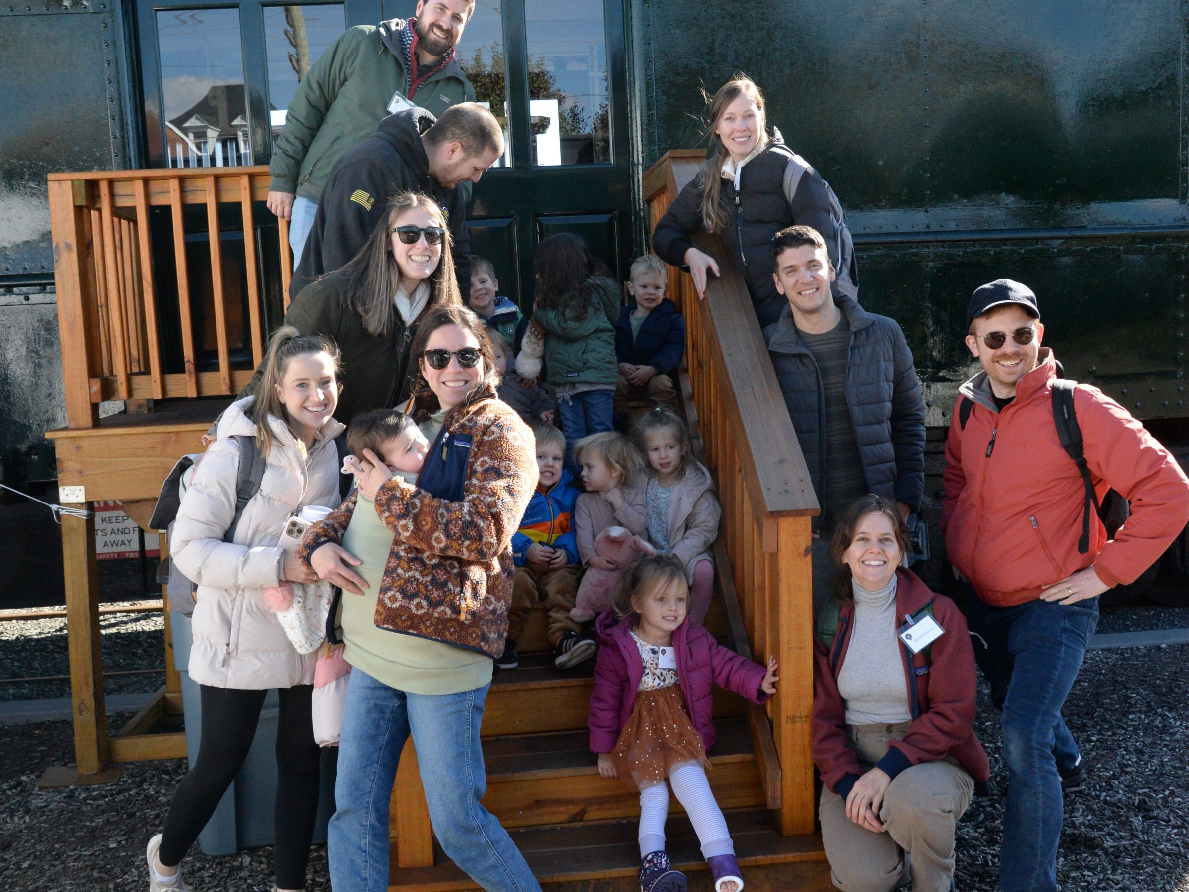 a group of people posing for a picture