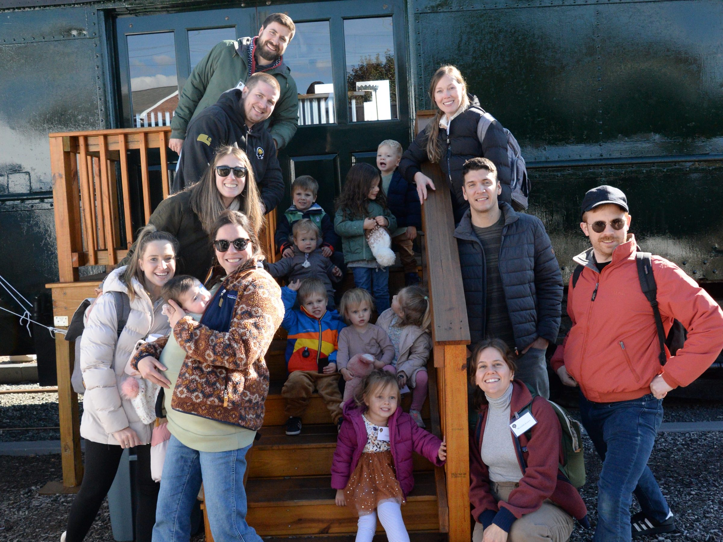a group of people posing for a picture