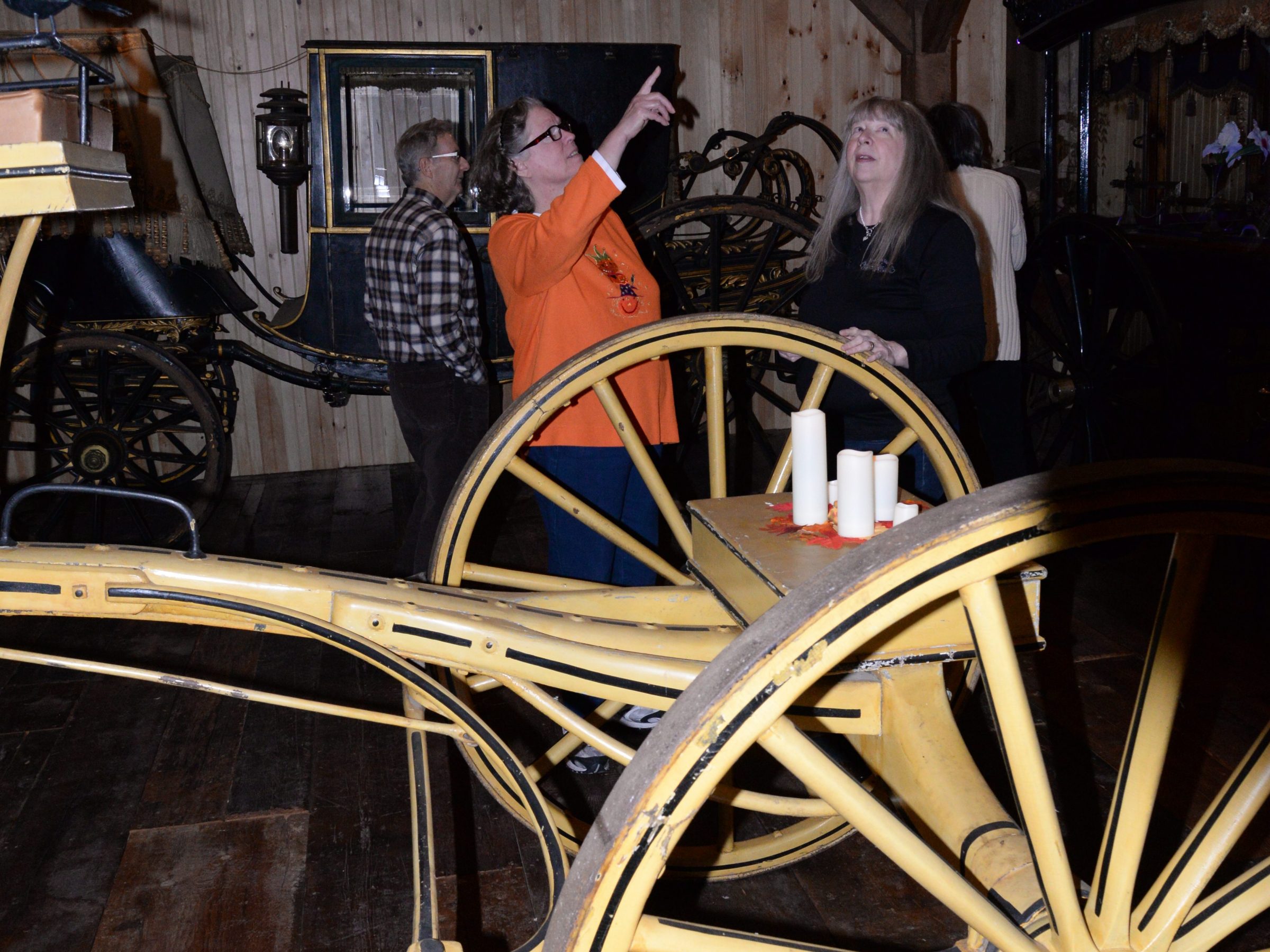 a bicycle parked in front of a building