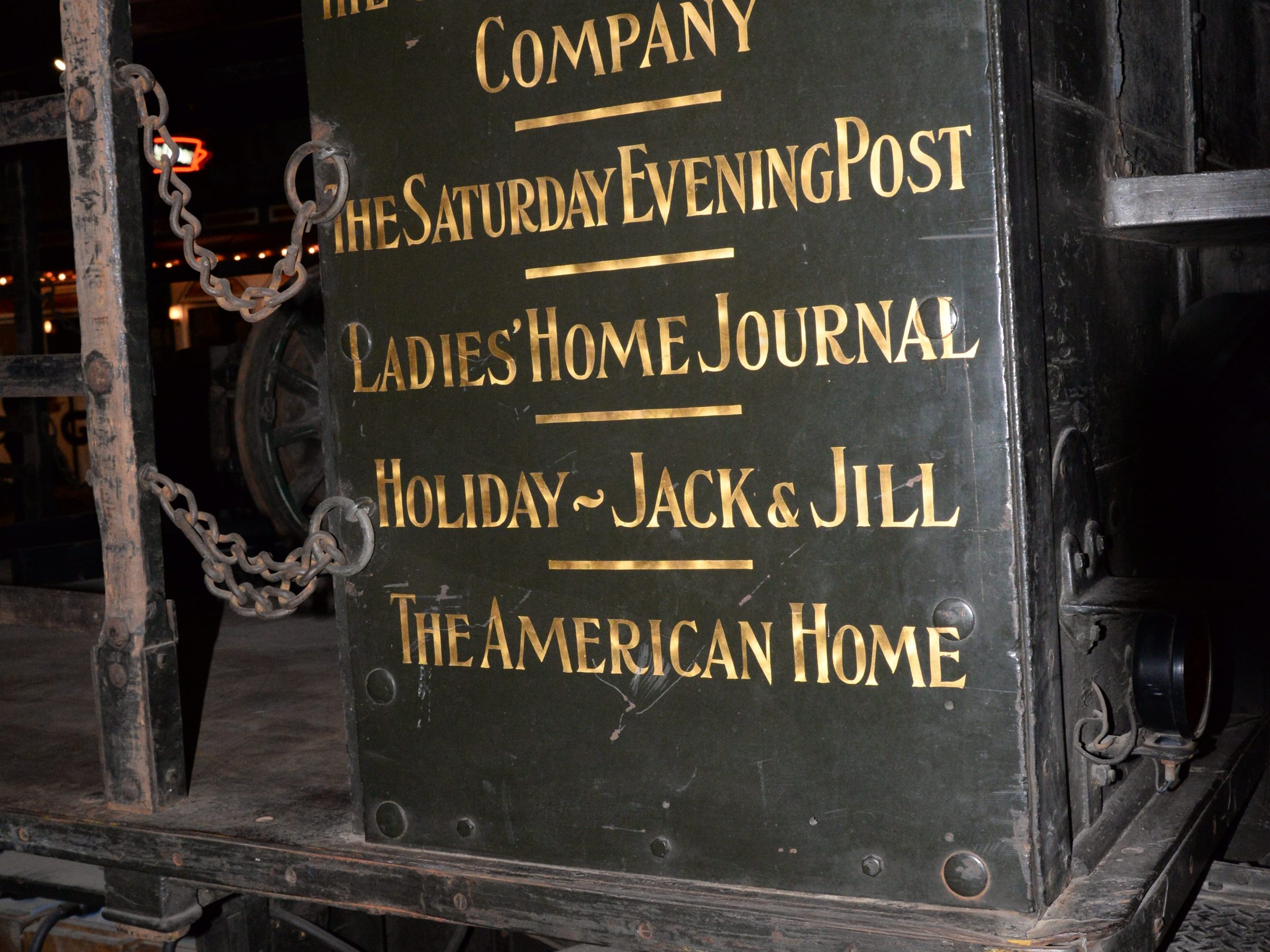 a sign on the side of a building